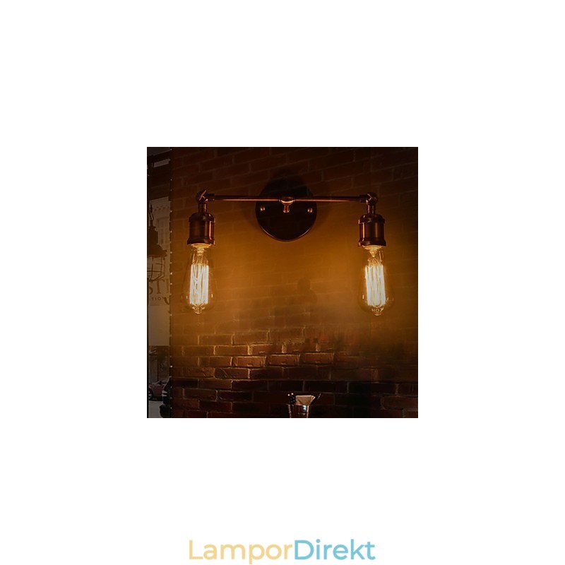 Vägglampor För Hem Vägglampa Minimalistisk Interiör Hall Smidesjärnslampa Sovrum Sänglampor För Vardagsrum