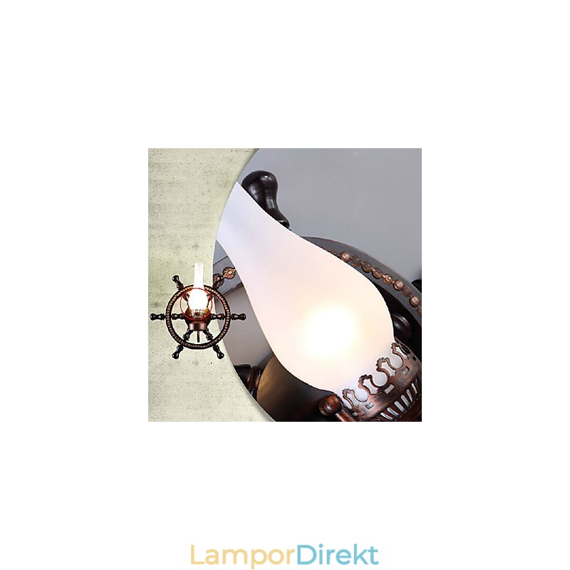 Vägglampa One Ljus Och Glas