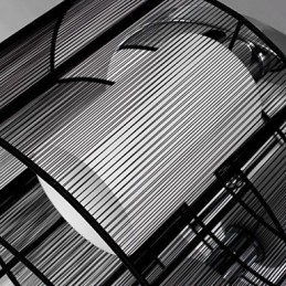 Taklampa Modern Design 2 Lampor Svart