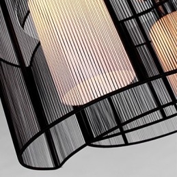 Taklampa Modern Design 2 Lampor Svart