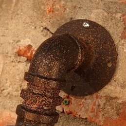 Vägglampetter Mini Style Rustik Lodge Metal