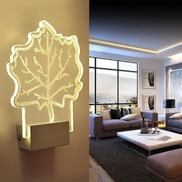 Akryl Vägglampa Pvc Lampa Ljus Chip Modern Contemporary Metal