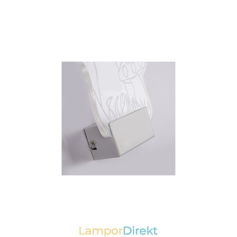 Akryl Vägglampa Pvc Lampa Ljus Modern Contemporary Metal