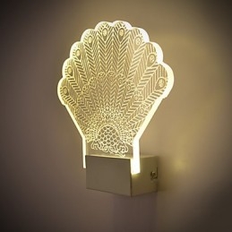 Akryl Vägglampa Pvc Lampa Ljus Modern Contemporary Metal