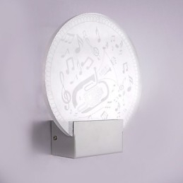 Akryl Vägglampa Pvc Lampa Ljus Modern Contemporary Metal