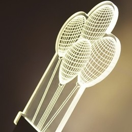 Akryl Vägglampa Pvc Lampa Ljus Modern Contemporary Metal