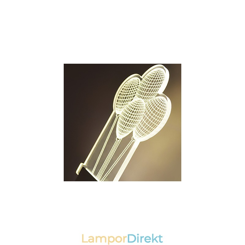 Akryl Vägglampa Pvc Lampa Ljus Modern Contemporary Metal
