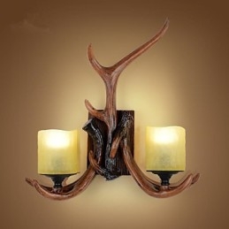 Vägglampetter Mini Style Traditionell Klassisk Resin