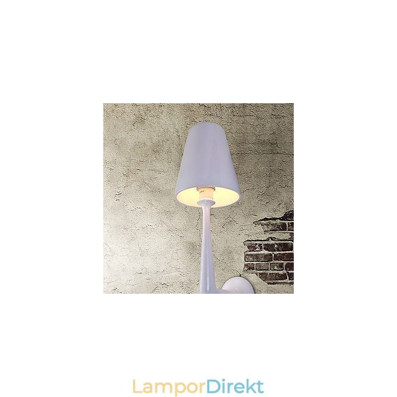 Continental Lron Enkel Vägglampa Hotell Vägglampa