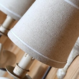Mini Style Vägglampetter Country Wood Bambu