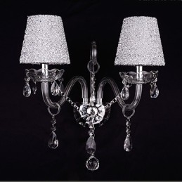 Crystal Wall Sconces Traditionellt Klassiskt Glas