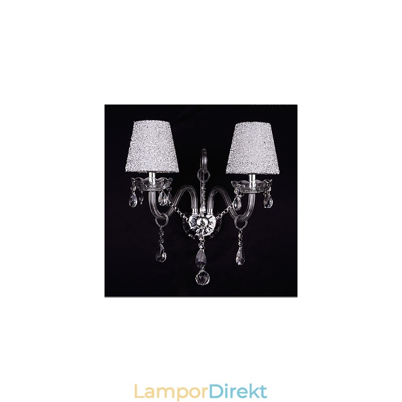 Crystal Wall Sconces Traditionellt Klassiskt Glas