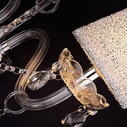 Crystal Wall Sconces Traditionellt Klassiskt Glas