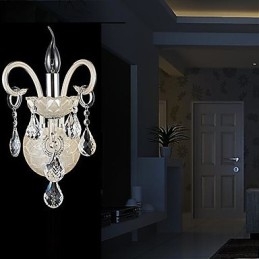 Kristall Vägglampor Utomhus Vägglampor Ljus Vägglampor Läsvägglampor Modern Contemporary Metal