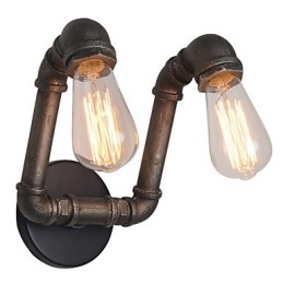 Retro Metallvägglampa För Kafé