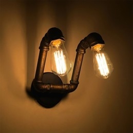 Retro Metallvägglampa För Kafé