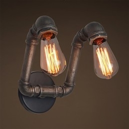 Retro Metallvägglampa För Kafé