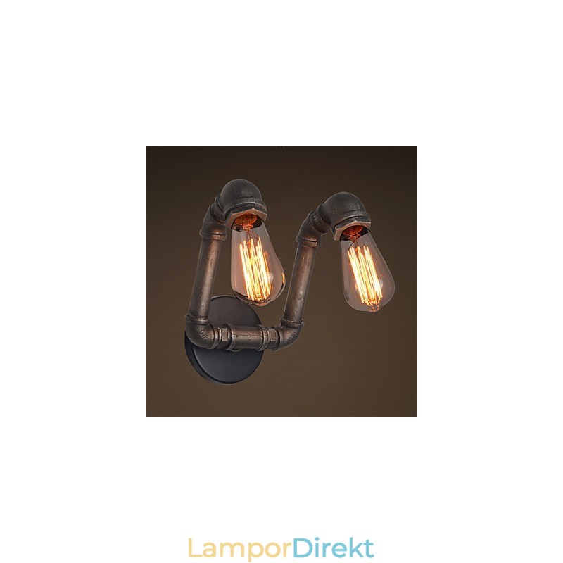 Retro Metallvägglampa För Kafé
