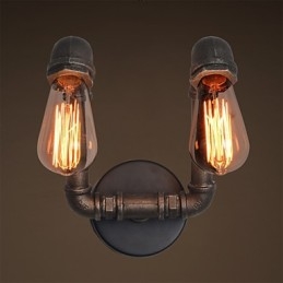 Retro Metallvägglampa För Kafé