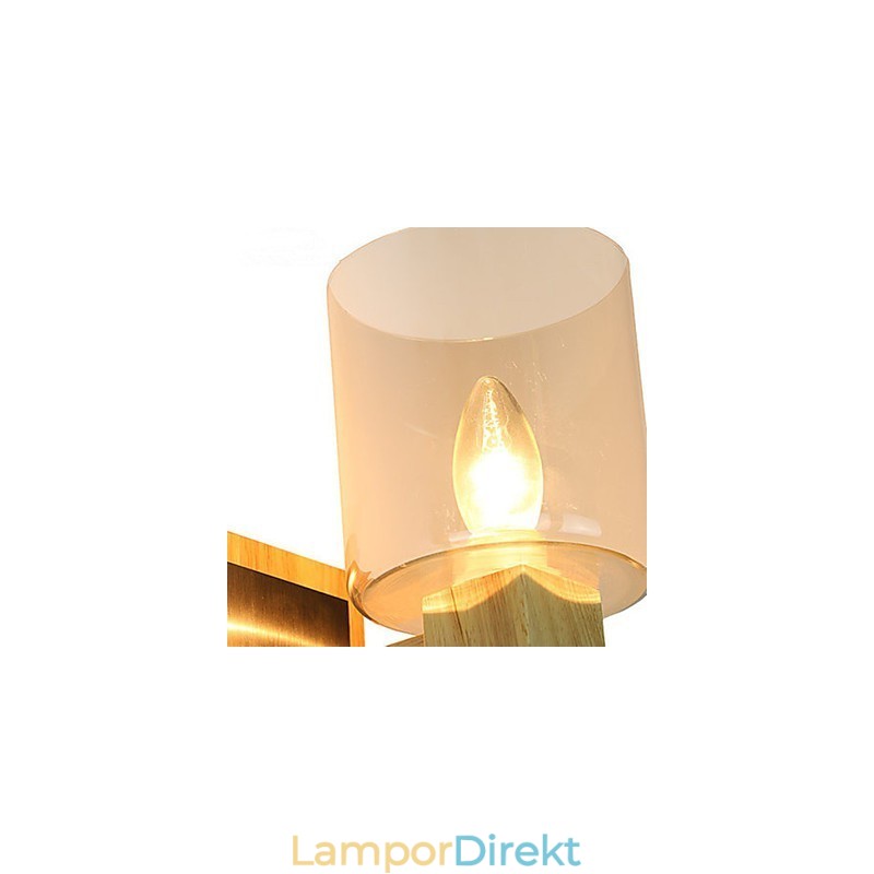 Vägglampetter Mini Style Traditionell Klassisk Trä Bambu