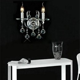 Crystal Wall Sconces Traditionell Klassisk Metall