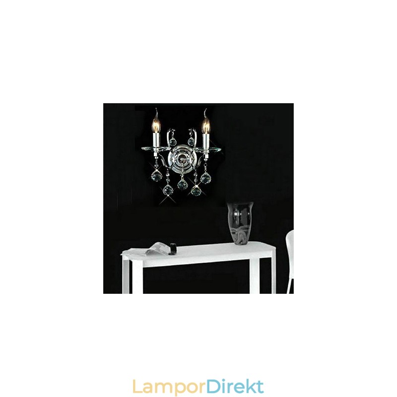 Crystal Wall Sconces Traditionell Klassisk Metall