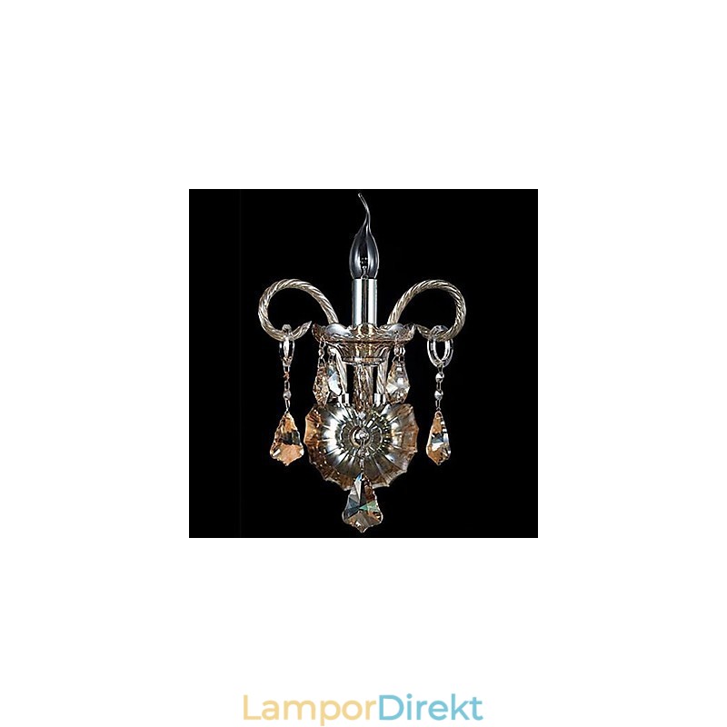 Kristallvägglampetter Modern Samtida Kristall