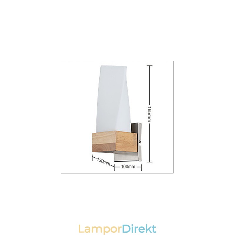 Vägglampetter Mini Style Traditionell Klassisk Trä Bambu