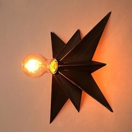 Kort Femuddig Stjärnbelysning Personlig Modern Vägglampa Barnhuslampor