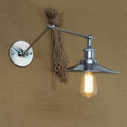 Vägglampor Swing Lights Läsvägglampor Mini Style Rustik Lodge Metal