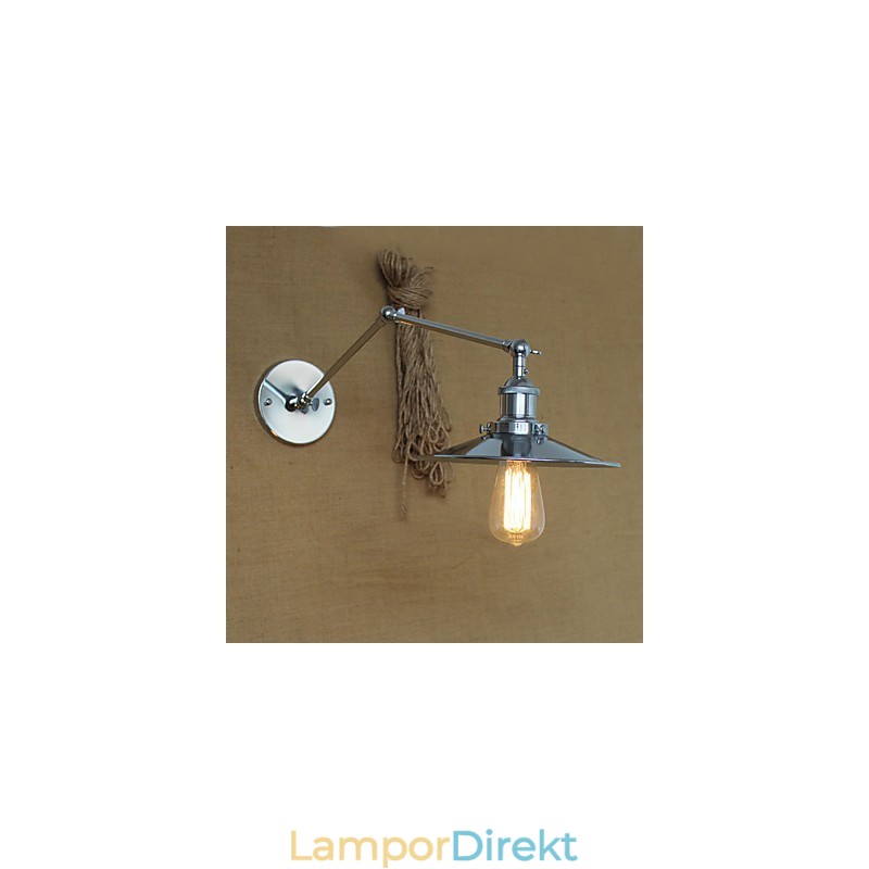Vägglampor Swing Lights Läsvägglampor Mini Style Rustik Lodge Metal