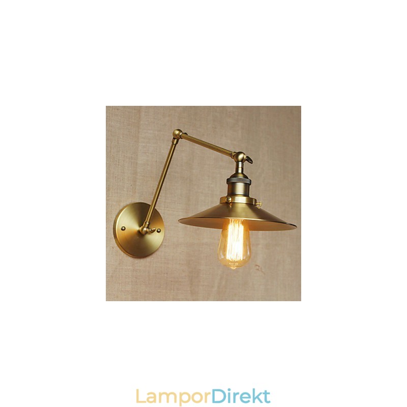 Vägglampor Swing Lights Läsvägglampor Mini Style Rustik Lodge Metal