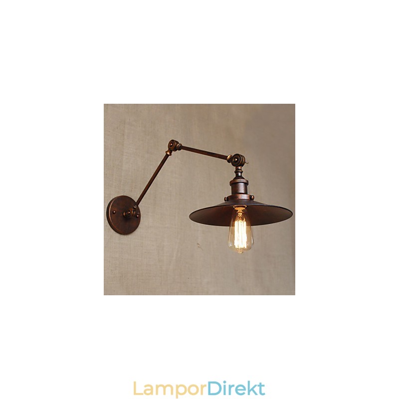 Vägglampor Swing Lights Läsvägglampor Mini Style Rustik Lodge Metal