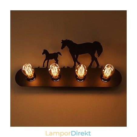 American Village Pastoral Loft Style Sovrum Gångjärn Retro Wild Horse Vägglampor Gratis Frakt American Village Pastoral Loft Style Sovrum Gångjärn Retro Wild Horse Vägglampor Gratis Frakt