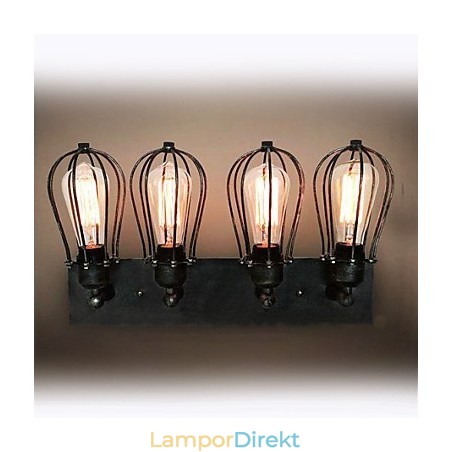 Mini Style Vägglampor Rustik Lodge Metal