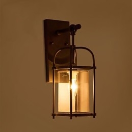Creative Industrial Look Lampor Nordamerika Style Vägglampor Med Edison Flute Bulb Inuti Bar Dekoration Lights
