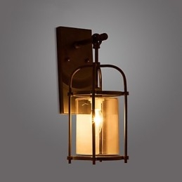 Creative Industrial Look Lampor Nordamerika Style Vägglampor Med Edison Flute Bulb Inuti Bar Dekoration Lights
