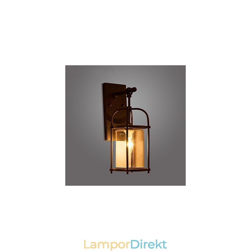Creative Industrial Look Lampor Nordamerika Style Vägglampor Med Edison Flute Bulb Inuti Bar Dekoration Lights