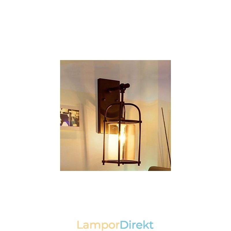Creative Industrial Look Lampor Nordamerika Style Vägglampor Med Edison Flute Bulb Inuti Bar Dekoration Lights