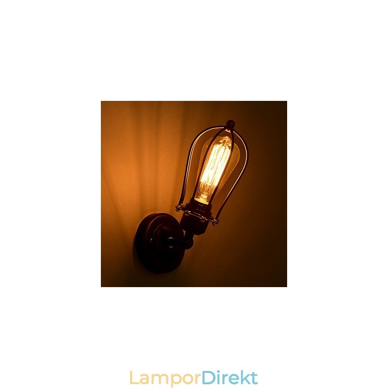 Lyxstil Matel Vägglampor 1 Ljus