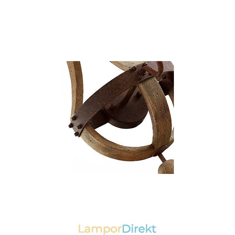 Mini Style Vägglampor Rustik Lodge Trä Bambu