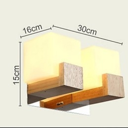 Vägglampetter Mini Style Modern Contemporary Wood Bambu