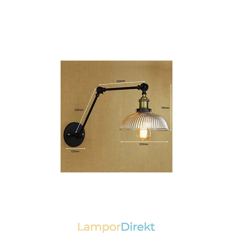 Vägglampor Swing Lights Läsvägglampor Mini Style Rustik Lodge Metal