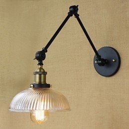 Vägglampor Swing Lights Läsvägglampor Mini Style Rustik Lodge Metal