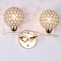 Vägglampor Läsvägglampor Crystal Mini Style Modern Contemporary Metal