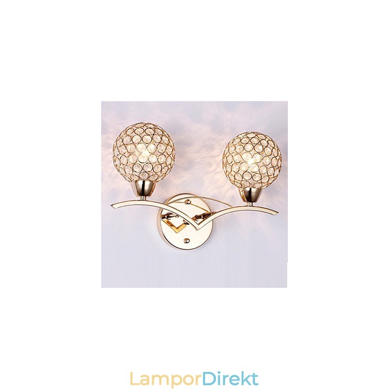 Vägglampor Läsvägglampor Crystal Mini Style Modern Contemporary Metal