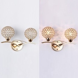 Vägglampor Läsvägglampor Crystal Mini Style Modern Contemporary Metal