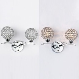 Vägglampor Läsvägglampor Crystal Mini Style Modern Contemporary Metal