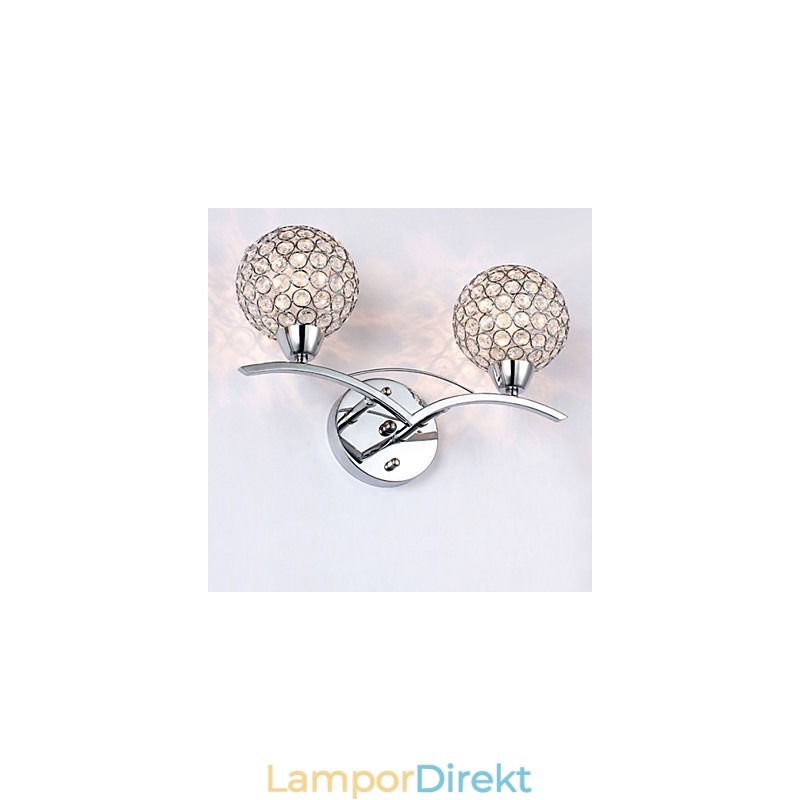 Vägglampor Läsvägglampor Crystal Mini Style Modern Contemporary Metal