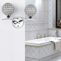 Vägglampor Läsvägglampor Crystal Mini Style Modern Contemporary Metal
